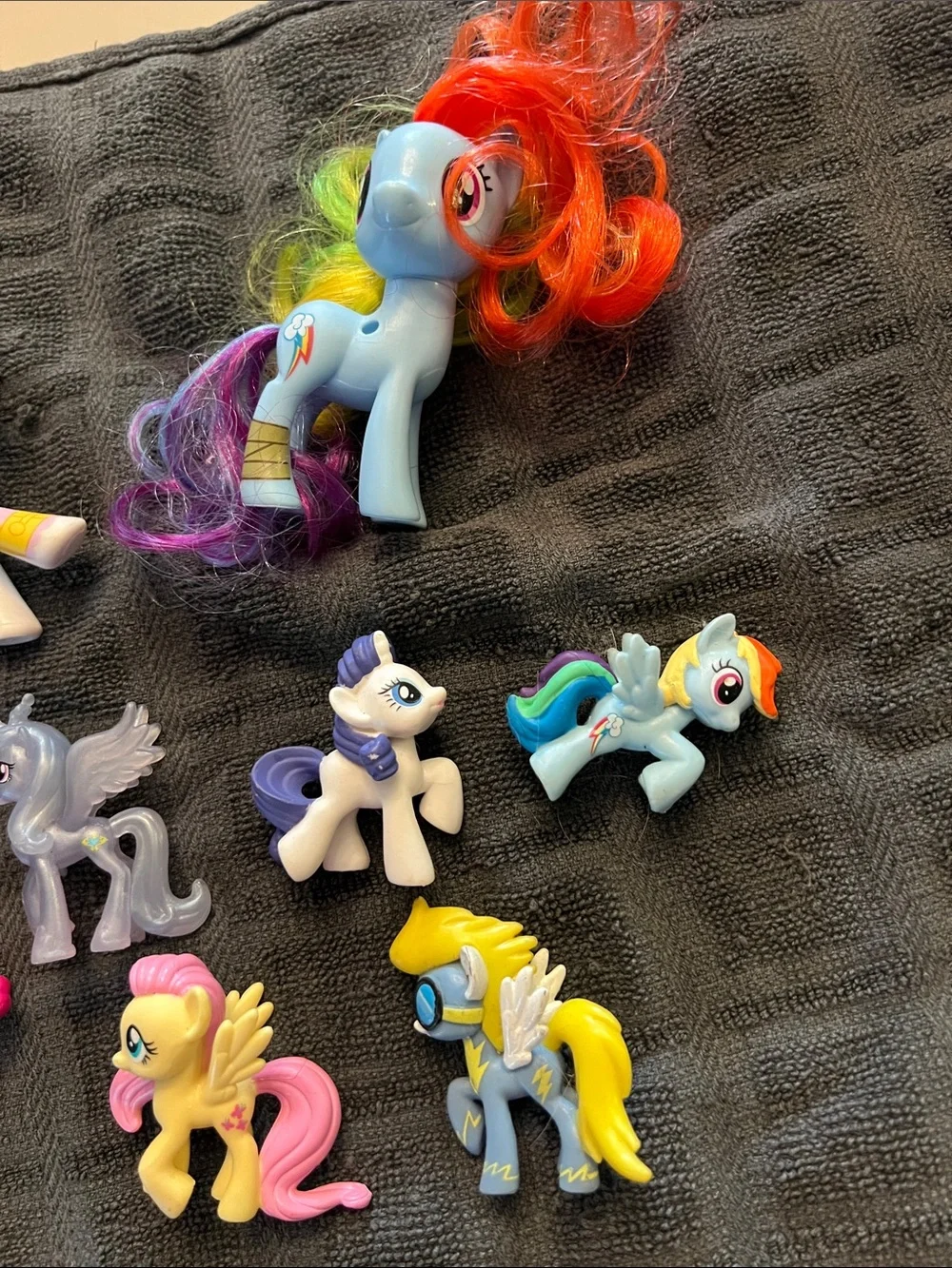 My Little Pony Assorted Kids Toy Figures - Colorful Rainbow & Purple Set